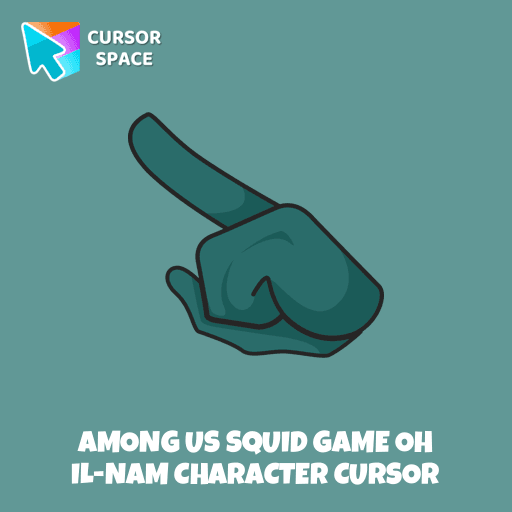 Among Us Squid Game Oh Il-Nam Character cursor